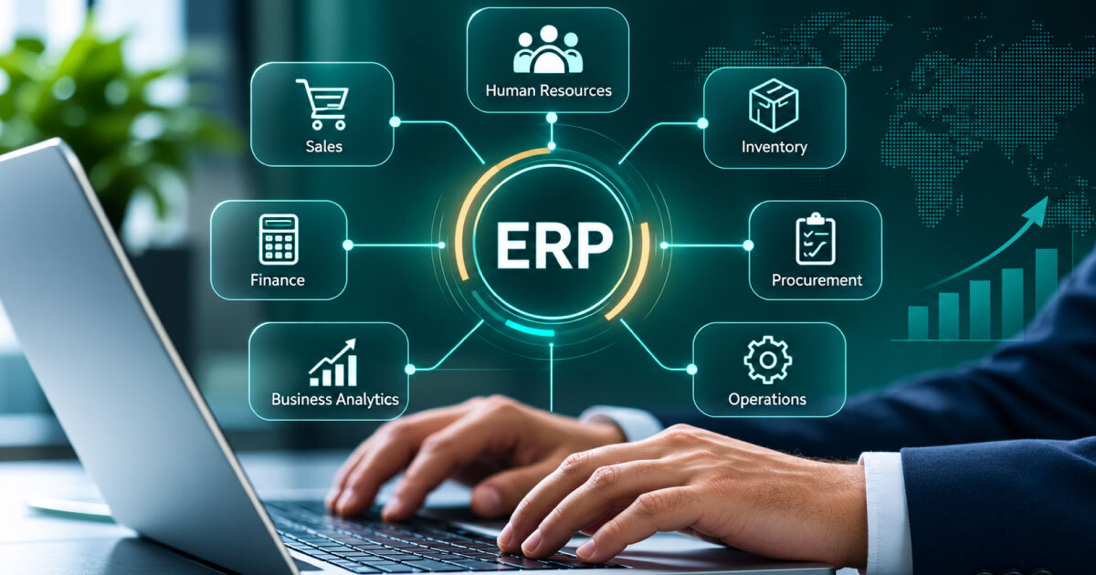 ERP development company in Dubai providing business management software solutions